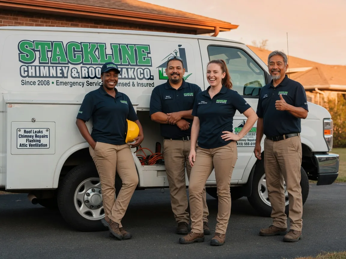 Chimney flashing repair company in Belleville, WI